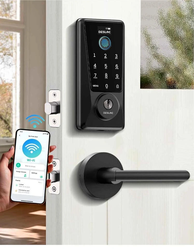DESLOC D110 Plus Smart Deadbolt Handle Set