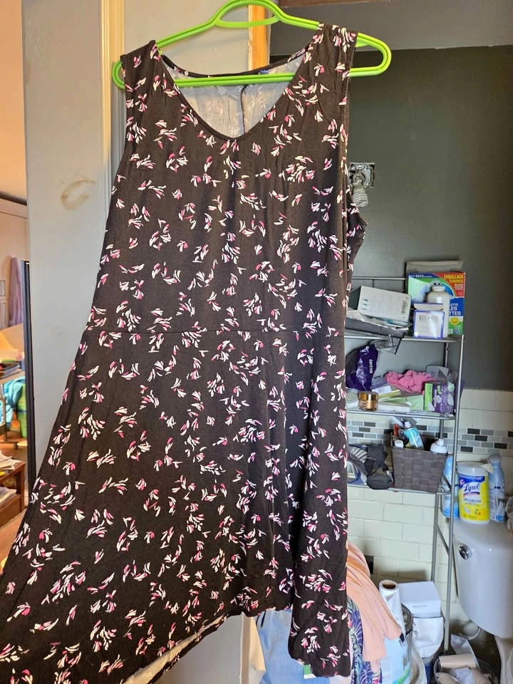 Apt. 9 Floral Sleeveless Dress Size XL