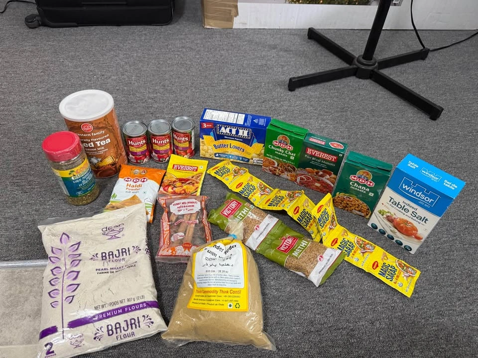 Bundle of Groceries: Sealed Oil, Cheese, Tea, Rice, Salt, etc. - photo 4