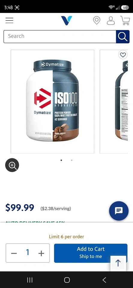 ISO100 Chocolate Protein Powder - photo 5