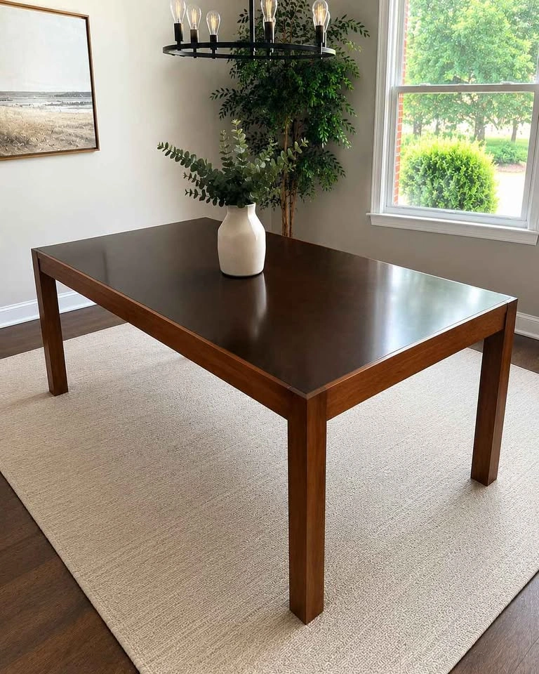 Modern Solid Wooden Large Dining table - photo 2