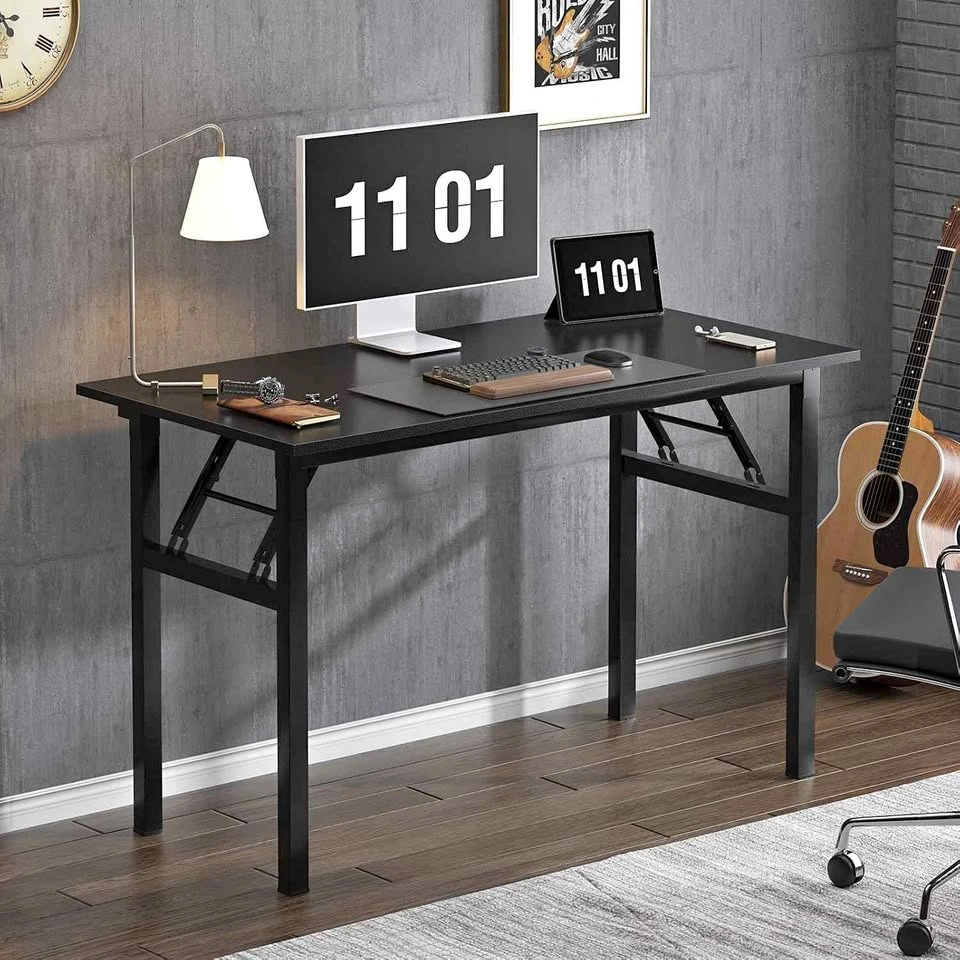 NEW Black Folding Computer Desk 47 inch