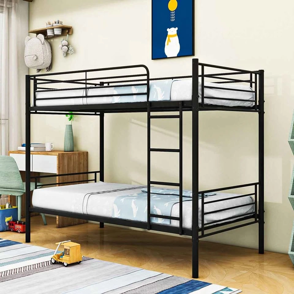 NEW Black Metal Twin Bunk Bed