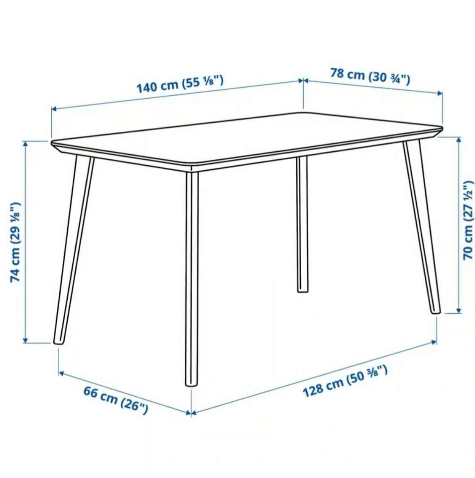 IKEA LISABO Dining Table - photo 5