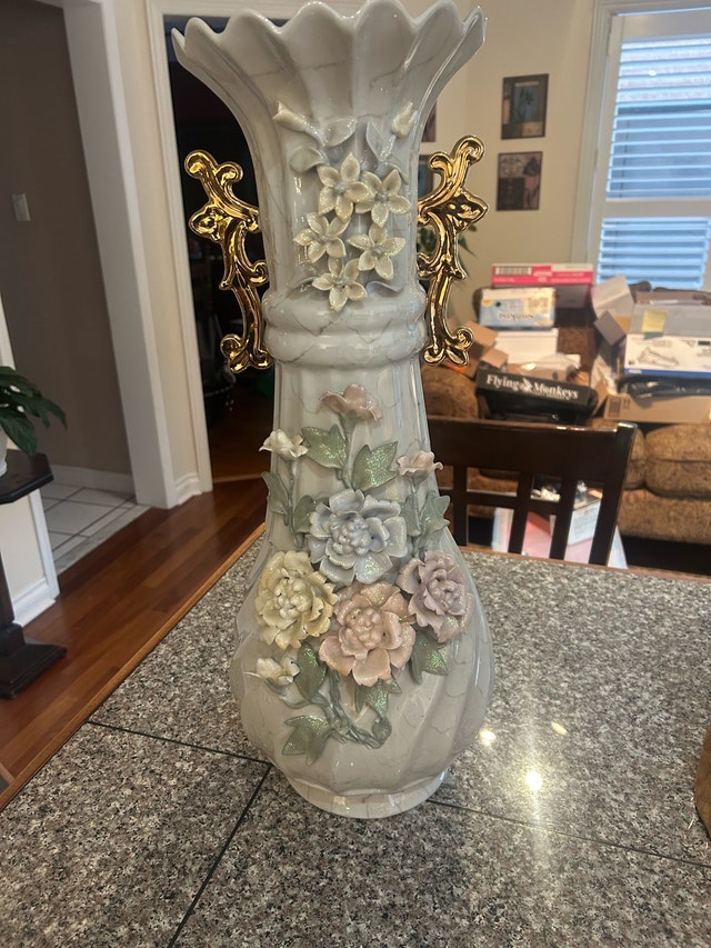 Ceramic Vase, Satsuma, 23” tall - photo 4