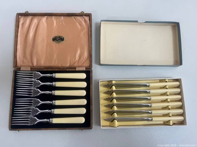 Fish knives and Forks, cutlery, Sheffield