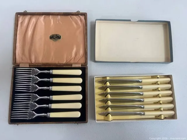 Fish knives and Forks, cutlery, Sheffield