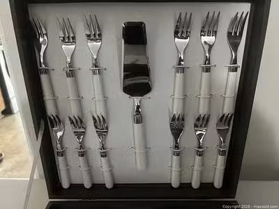 Inoxpran 14-Piece Stainless Steel Desert, Cake, Serving Set - photo 2