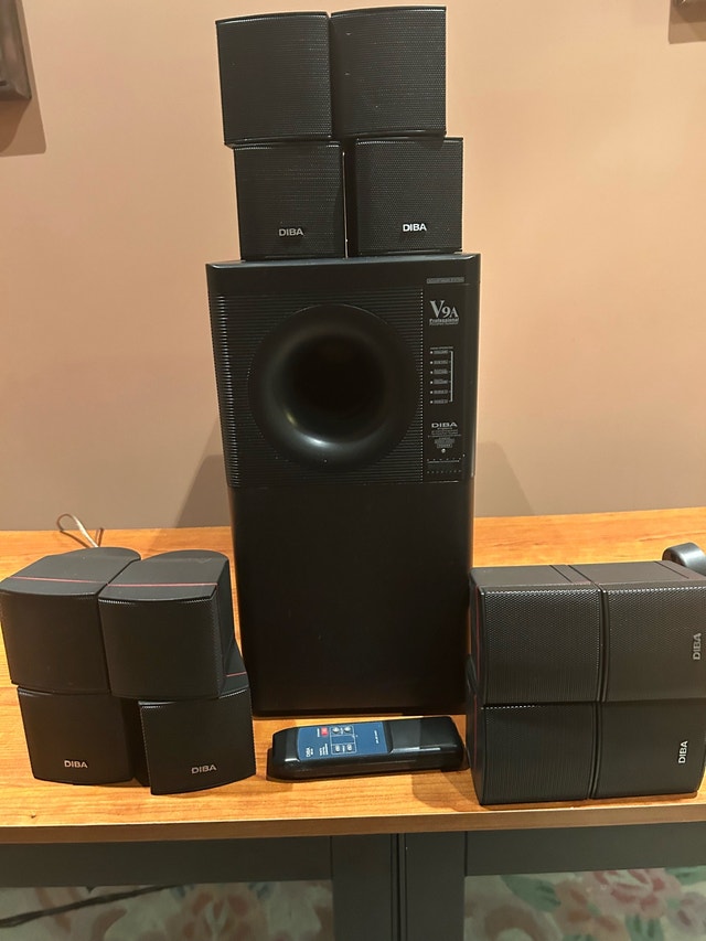 Surround SOUND System 6 speakers and center/bass - photo 2