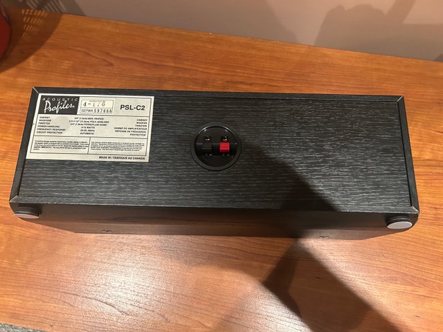 Acoustic Profiles PSL-C2 Center Channel Speaker - photo 4