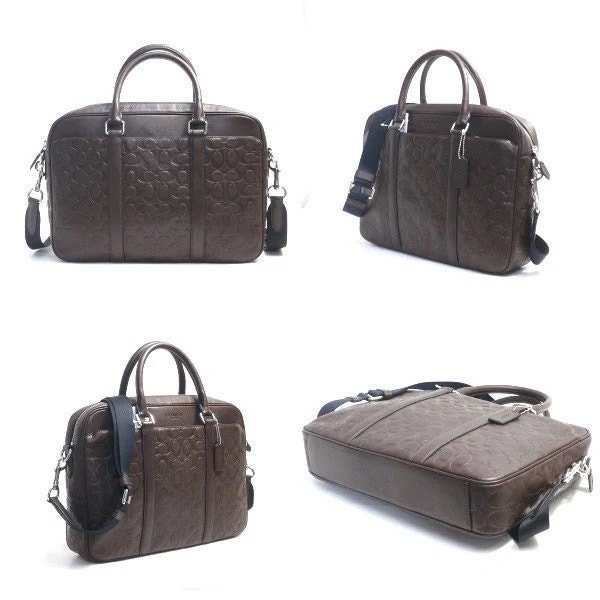 COACH Brief Case, Black, leather. - photo 5