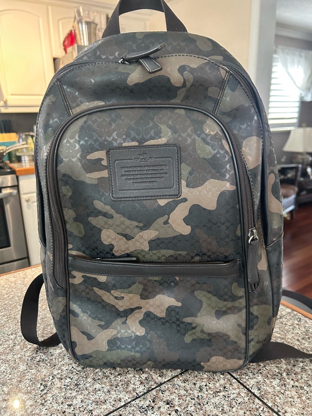 COACH Camo backpack
