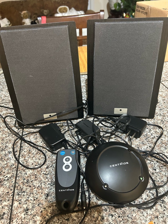 Wireless speakers, for TV, Stereo, Centrios