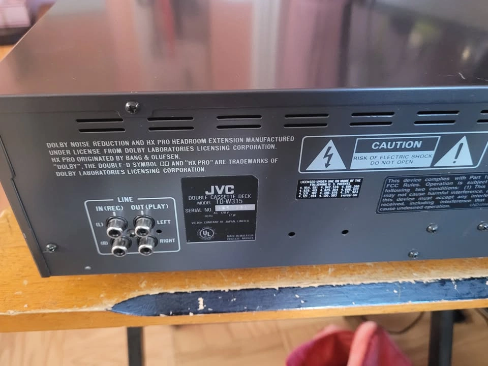 JVC TD W315 dual cassette deck Non Working - photo 5