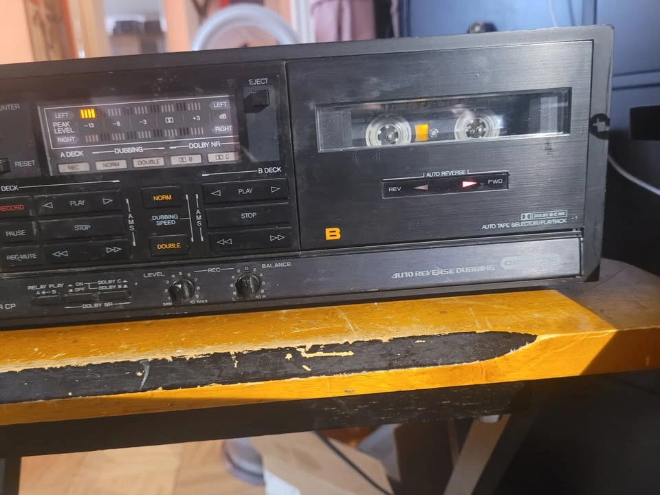 VINTAGE Sherwood stereo double cassette deck S - 289RDR - photo 2