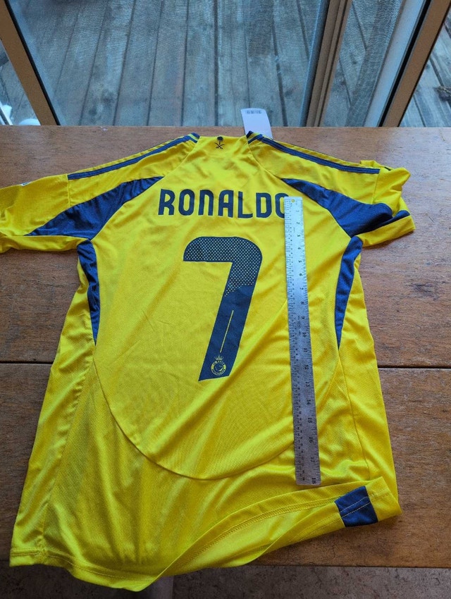 Adidas Al Nassr FC Ronaldo Jersey replica mens large - photo 3
