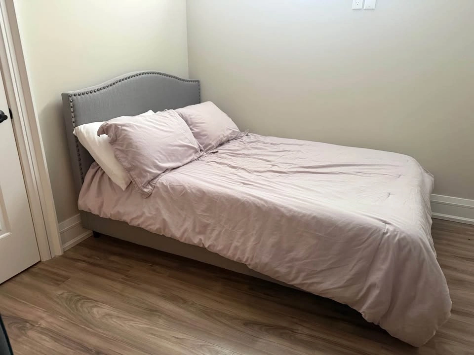 Double / Full Bed Frame with Mattress - photo 2