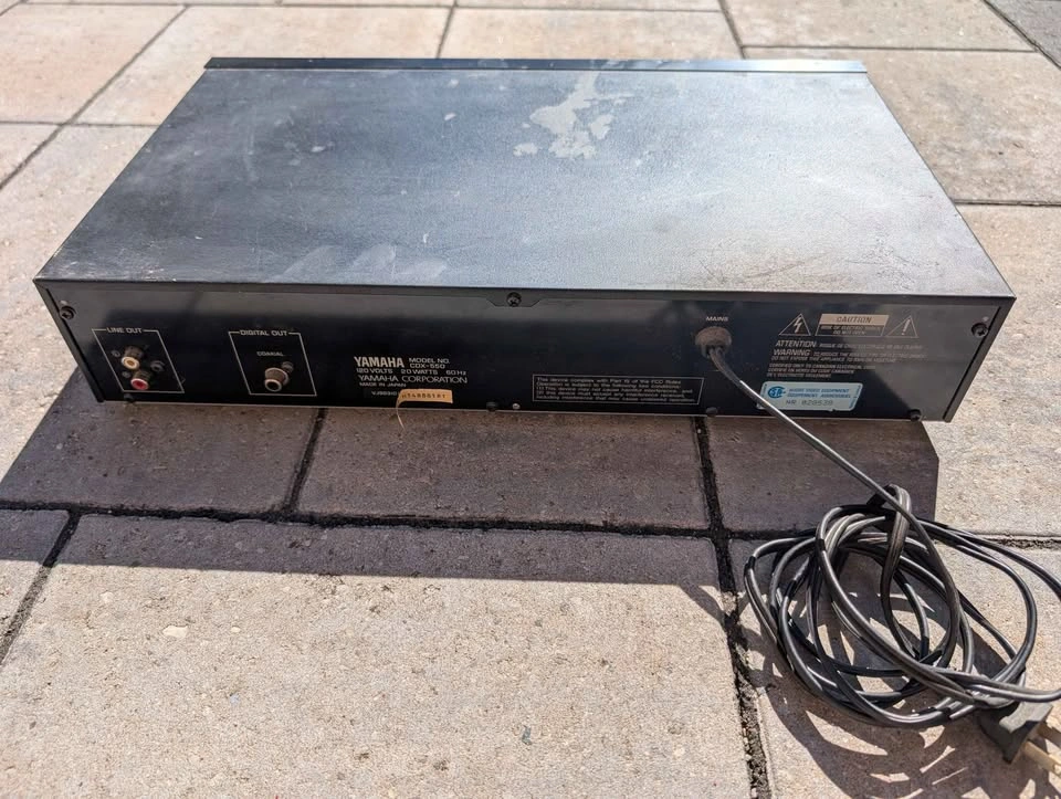 Yamaha CDX-550 tested with remote - photo 5