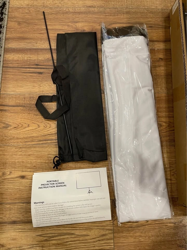 Brand new 100in Portable Projector Screen - photo 2