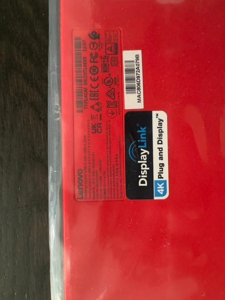 Lenovo ThinkPad Hybrid USB-C with USB-A Dock - (40AF0135US) - photo 3