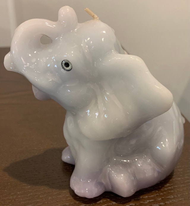 Wax Candle Elephant