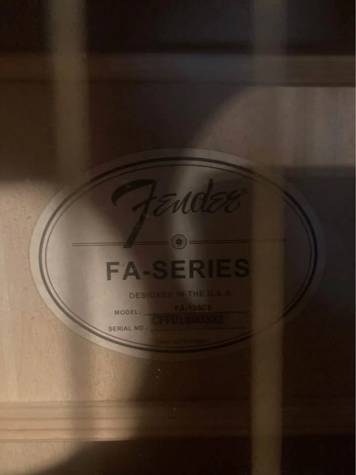 Fender Acoustic Guitar - photo 2