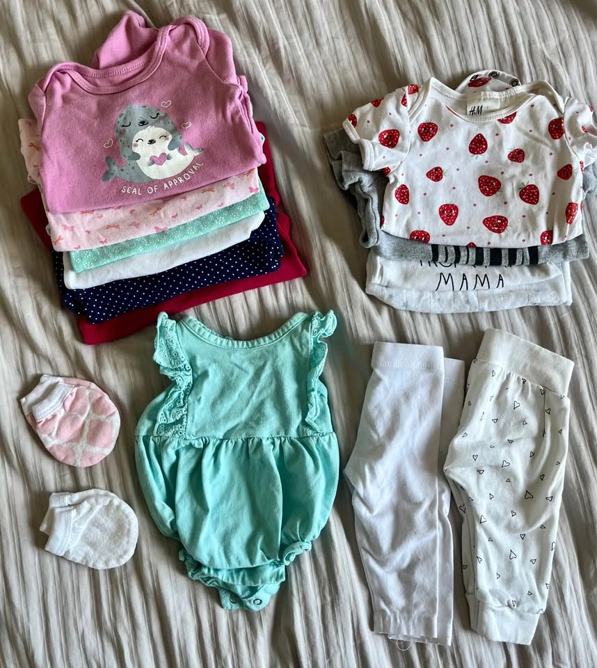 0-3 months baby girl bundle