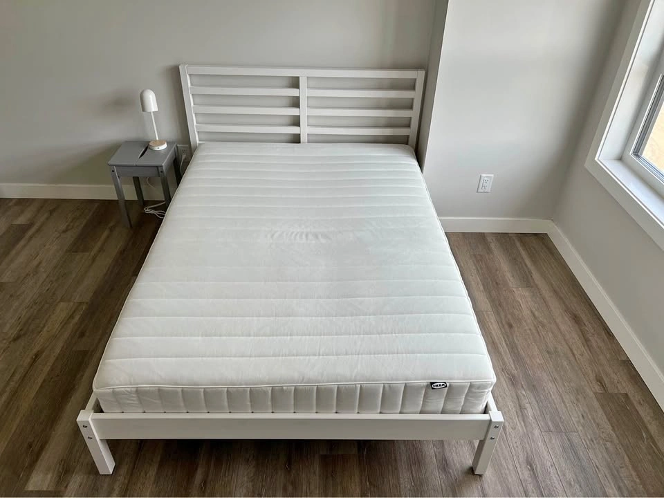 Ikea Bedframe, fullsize/double, with or without mattress