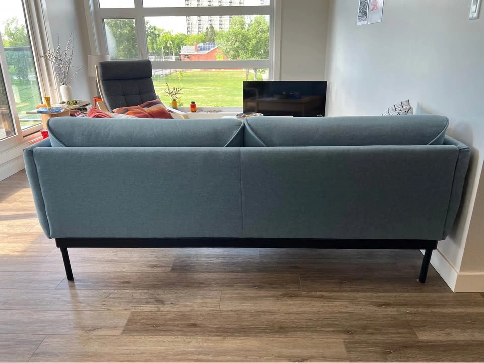 Ikea Äpplaryd loveseat light blue sofa - photo 4