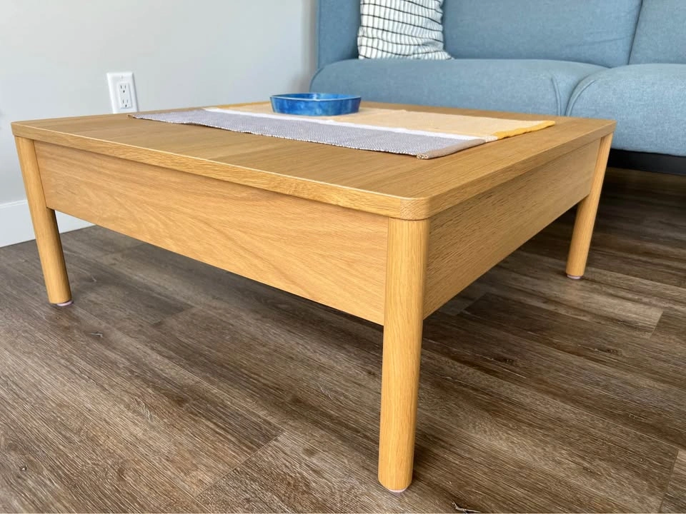 IKEA Tonstad coffee table with drawers, oak veneer - photo 2
