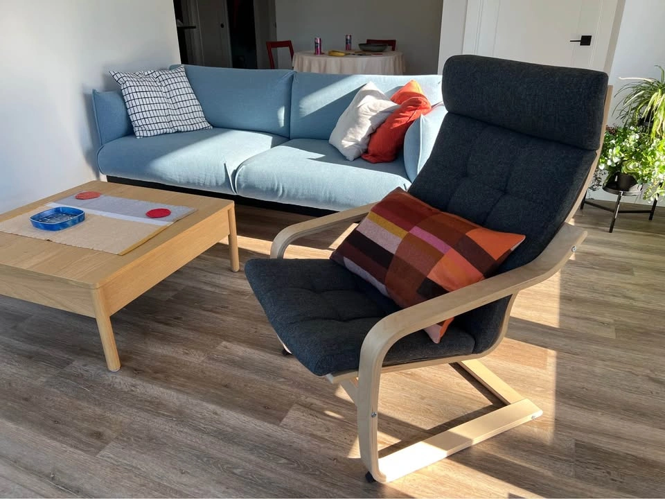 Dark Grey IKEA Poäng Armchair - photo 2