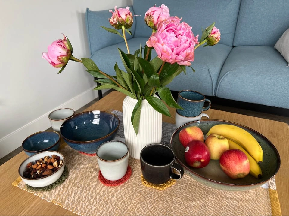 IKEA Gladelig 4 Bowls and 5 Mugs