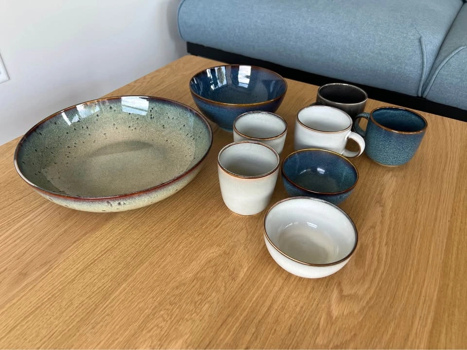 IKEA Gladelig 4 Bowls and 5 Mugs - photo 2