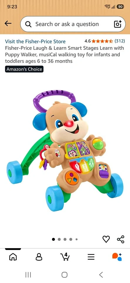Fisher-Price Puppy walker