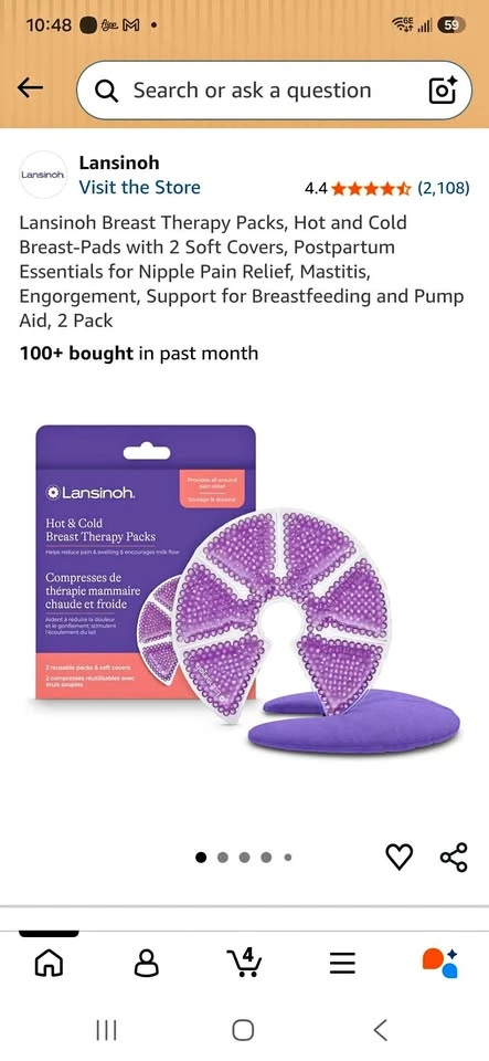 Breast therapy packs