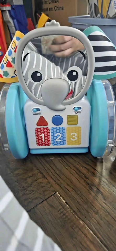 Interactive crawling toy