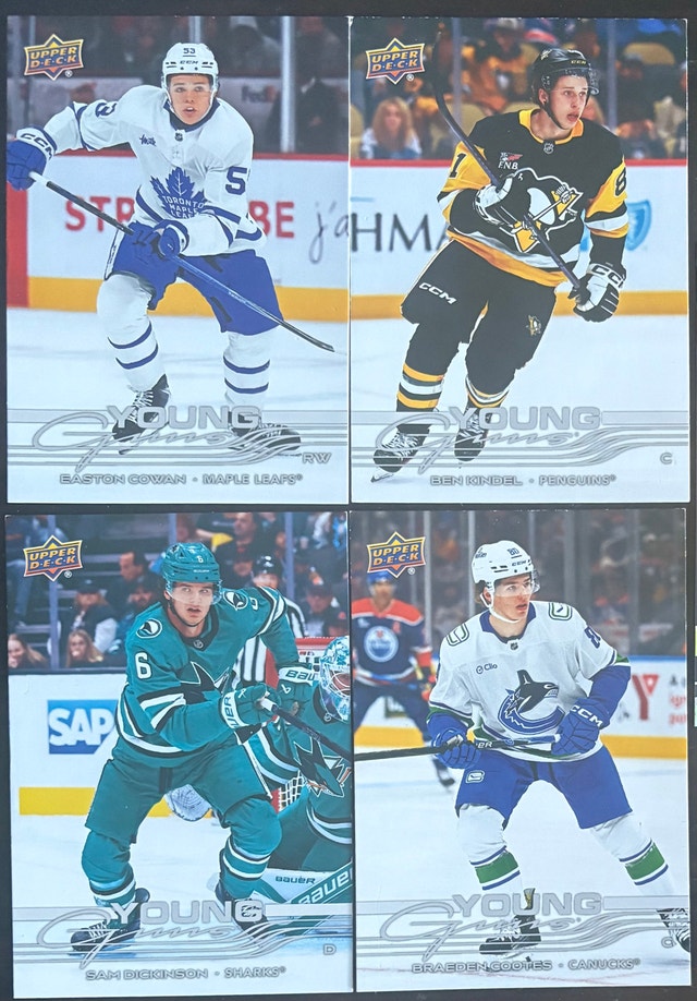 Upper Deck 2025 Series 2 Jumbo Young Guns Lot