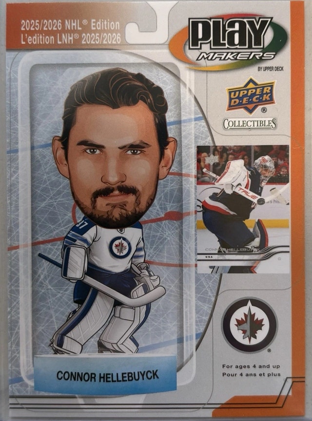 Upper Deck Connor Hellebuyck Play Makers