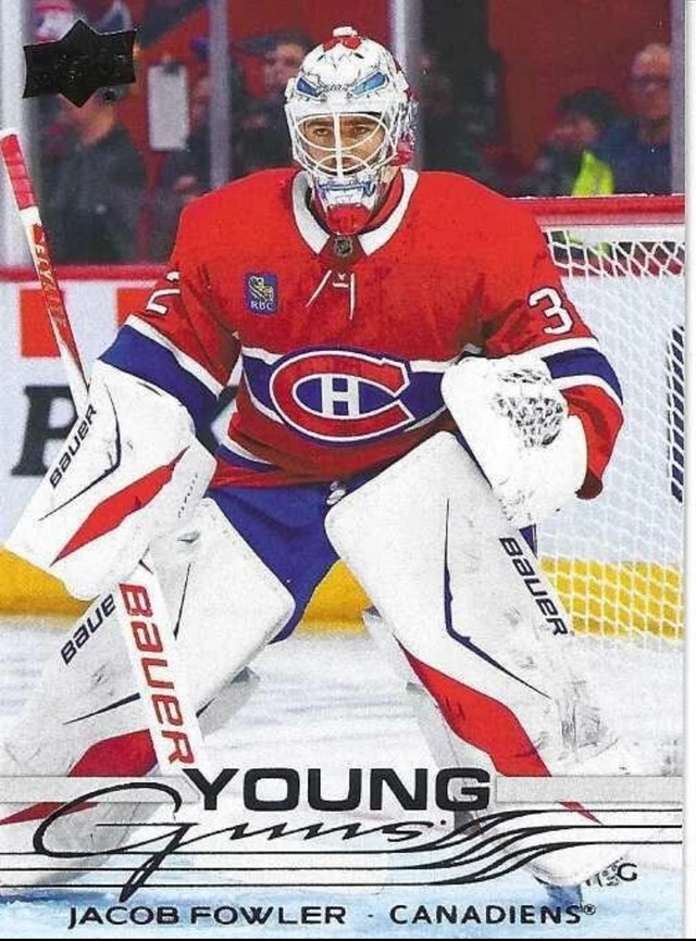 Upper Deck Jacob Fowler 2025-26 Extended Series Young Guns