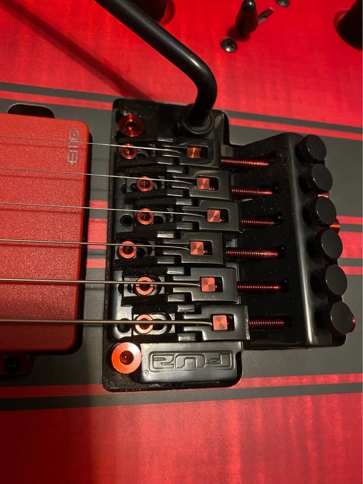 Schecter Banshee GT FR Satin Red with FU TONE Bridge - photo 4