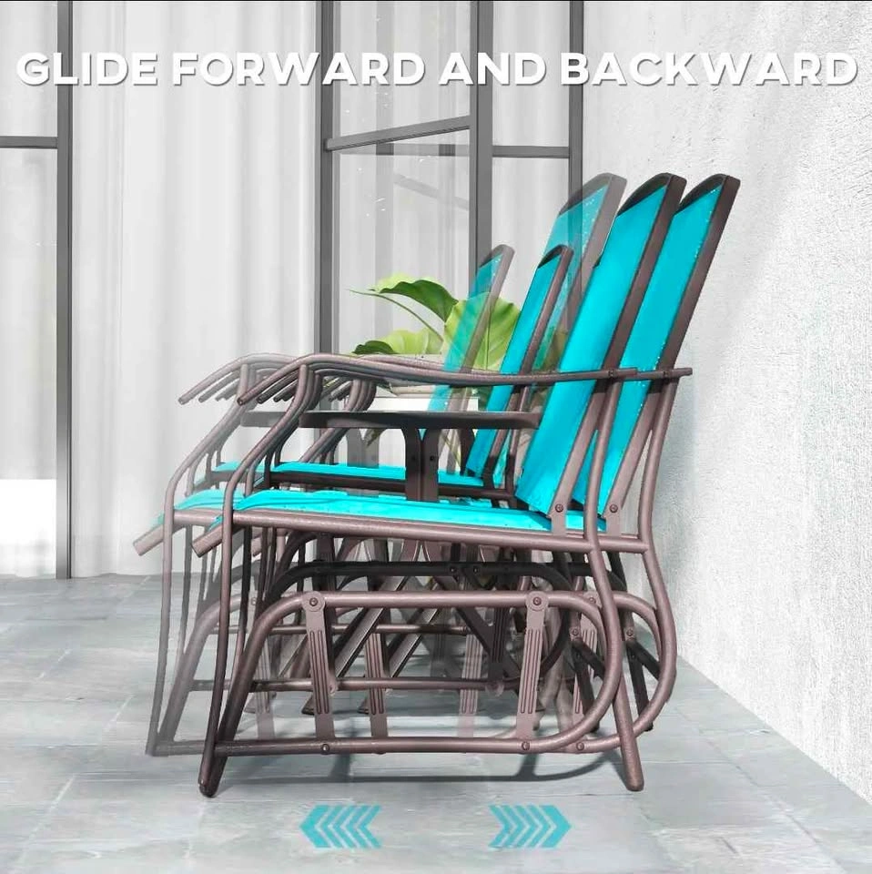 Brand New 3pc Patio Glider Chair Set - Unassembled - photo 3