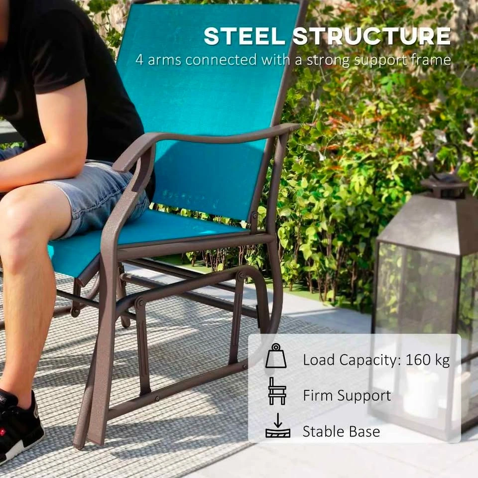 Brand New 3pc Patio Glider Chair Set - Unassembled - photo 5