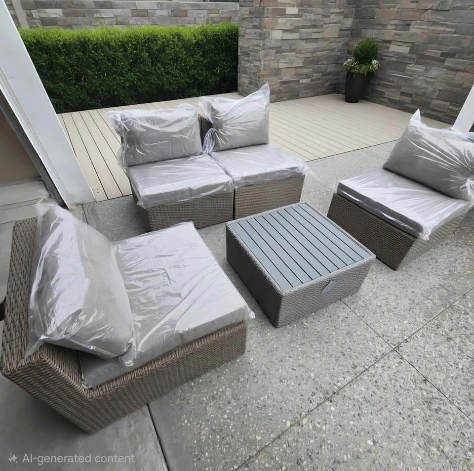 Brand New 5pc Patio Conversation Set - Assembled - photo 2