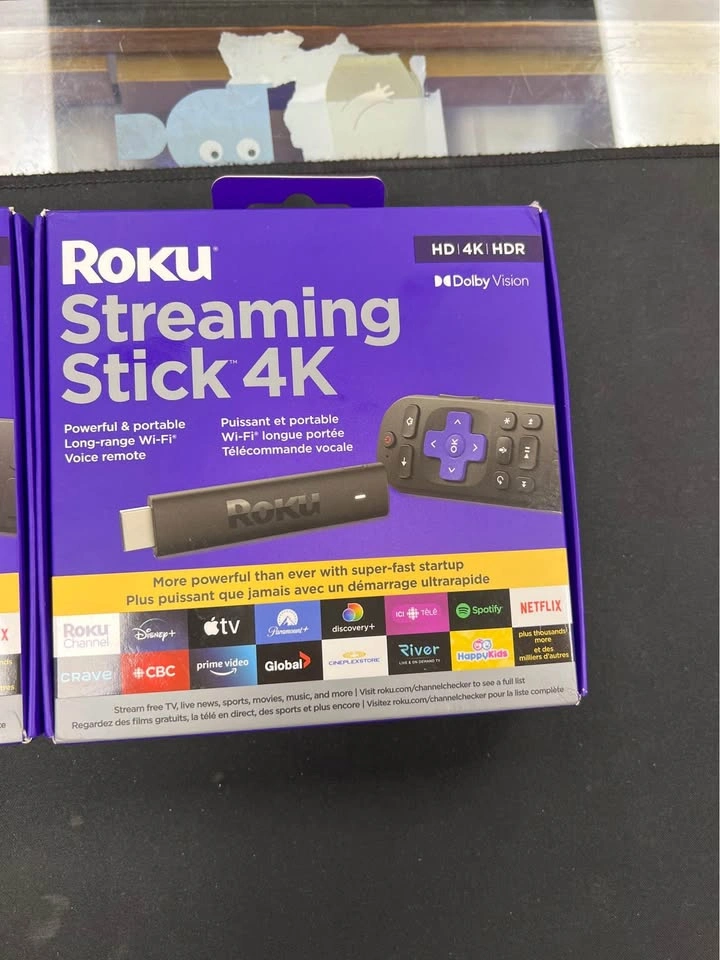 Roku Streaming Stick 4K – HDR, Dolby Vision, Wi-Fi, Voice Remote - photo 4