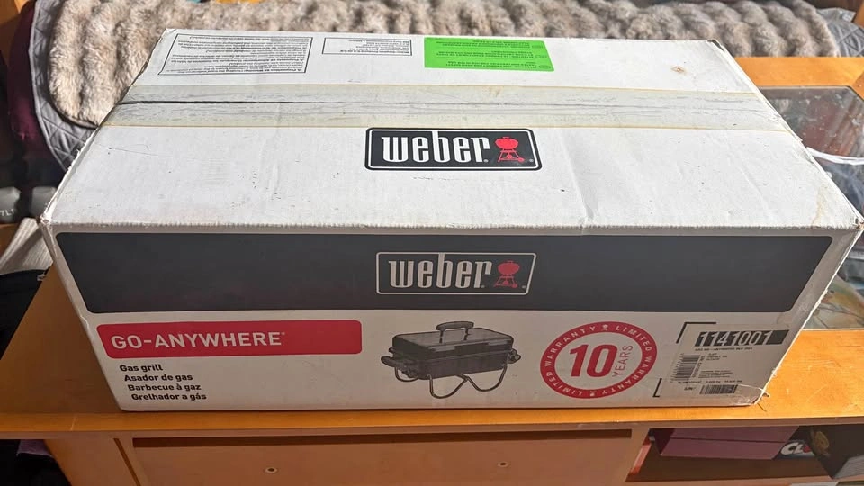 Weber Go-Anywhere Portable Gas Grill (New, Open Box)