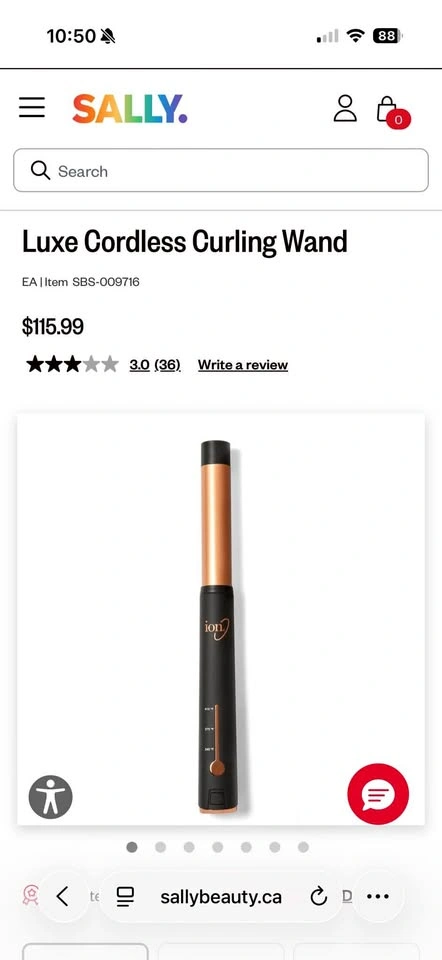 Cordless Curling Iron