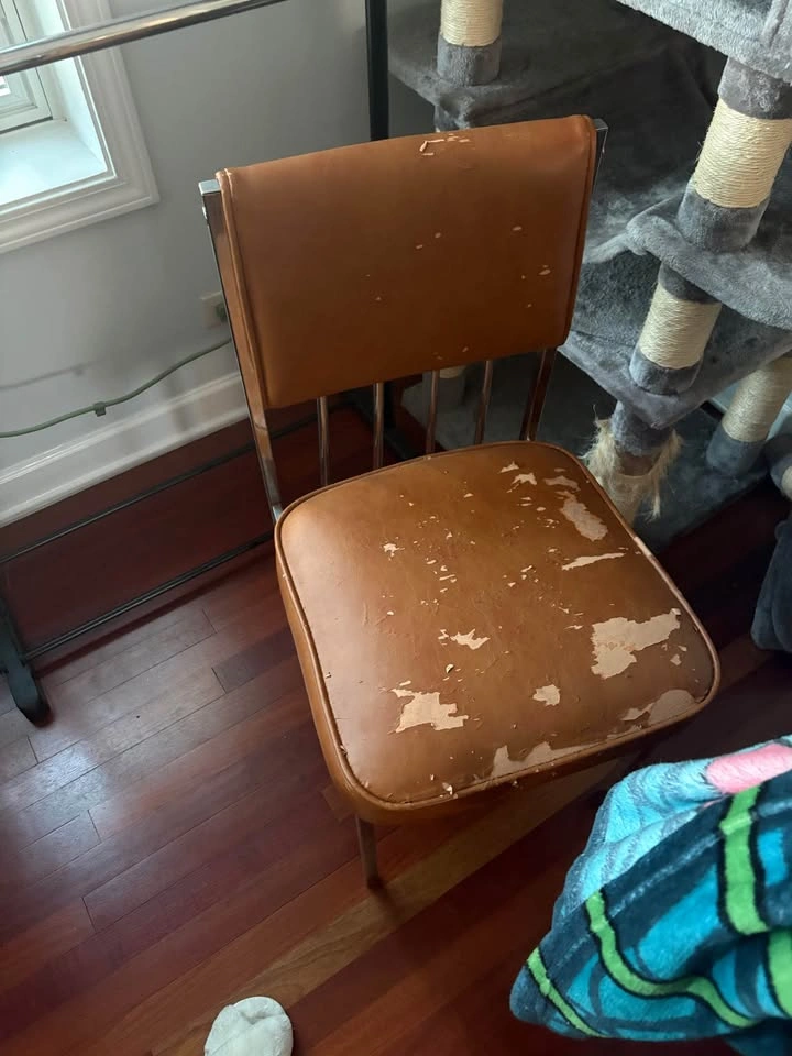2 beautiful chrome mid century chairs - photo 2