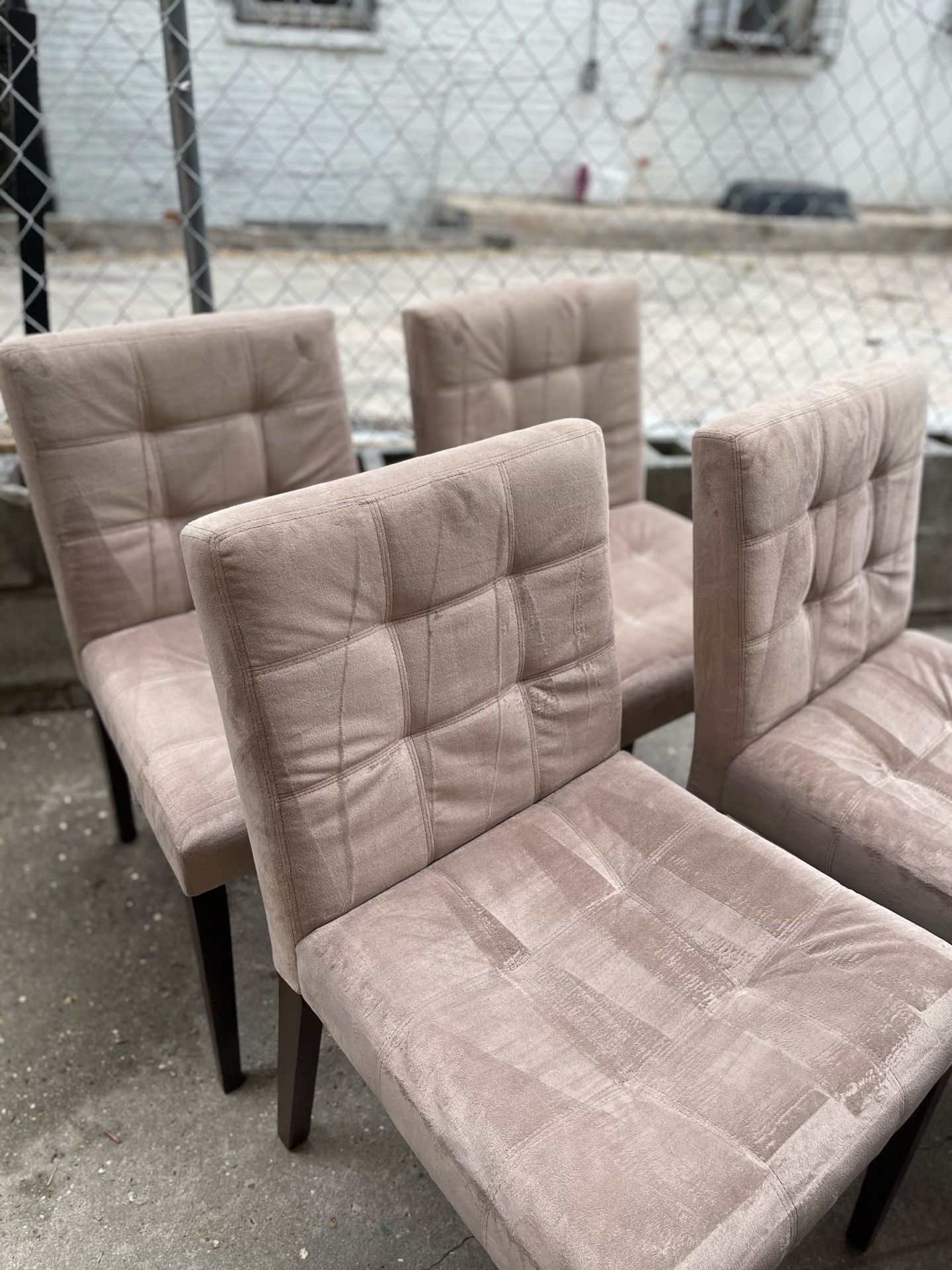 7 Velvet Dining Chairs – Must Go ASAP - photo 3