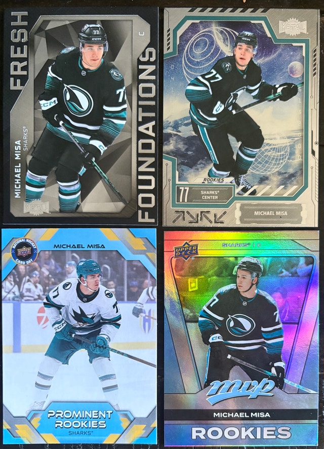 Michael Misa Rookie Hockey Cards Lot