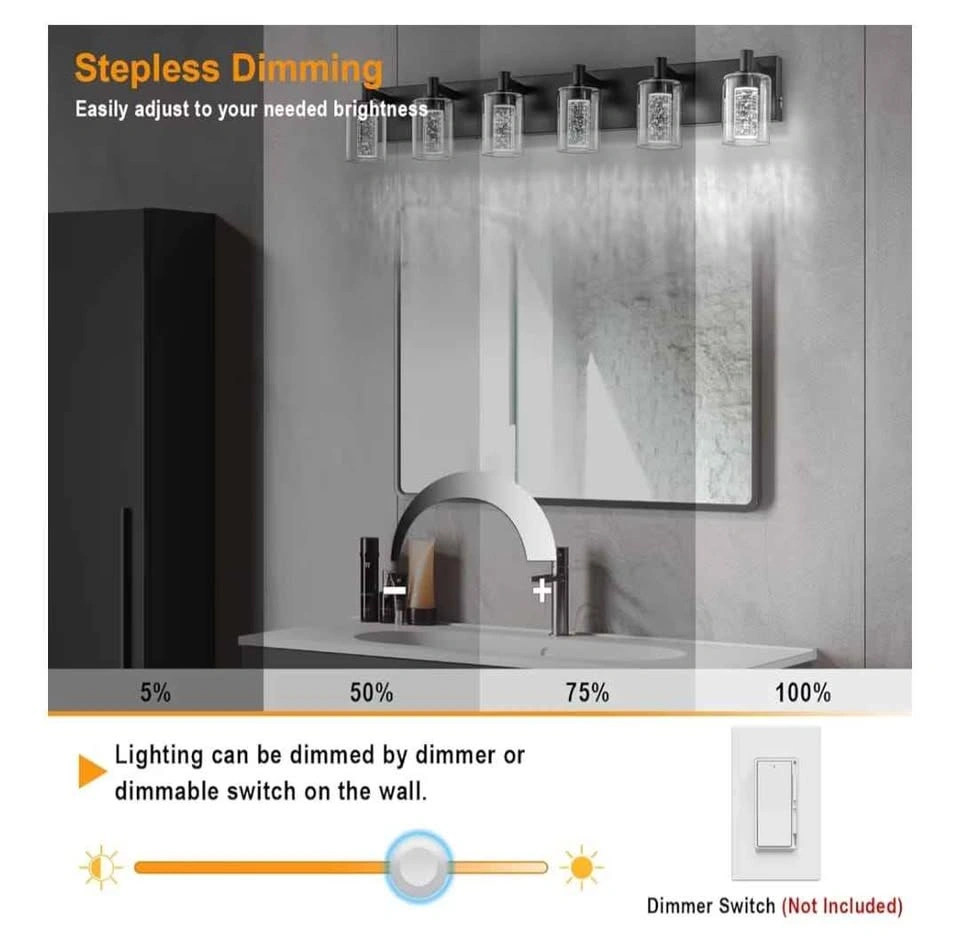 Vanity Light with 3 Color Modes, LED Bathroom Light Fixture - photo 3